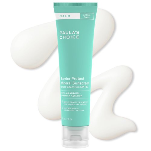 Paula's Choice CALM Barrier Protect Mineral Sunscreen - SPF 30 for Sensitive Skin | 2oz Fragrance-Free
