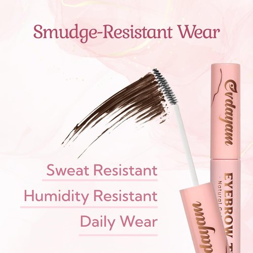 Eyebrow Tint & Gel by [Brand Name] - Smudge-Proof, Long-Lasting Color & Easy Application | Medium Brown