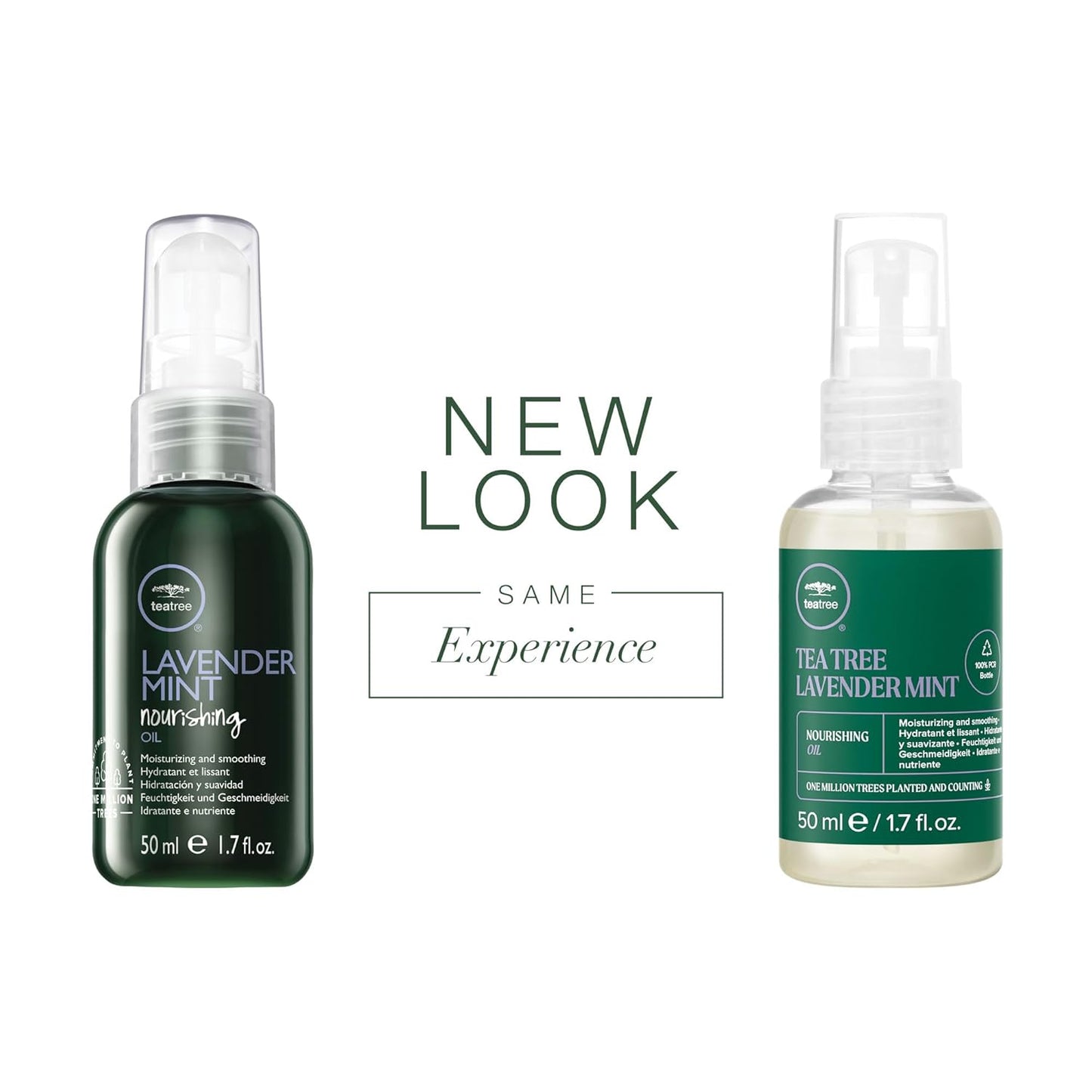 Tea Tree Lavender Mint Nourishing Oil - Multi-Benefit Treatment for Coarse, Curly & Dry Hair | 1.7 fl. oz.