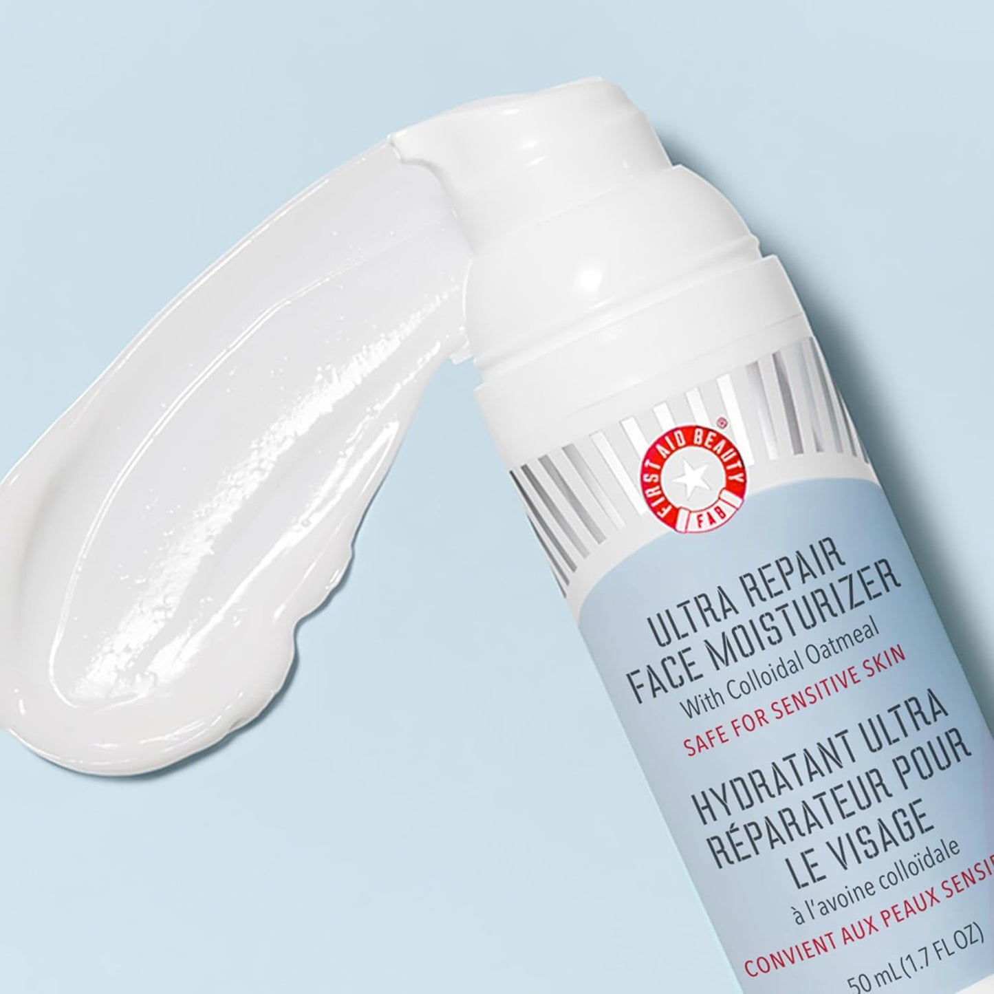 First Aid Beauty - Ultra Repair Face Moisturizer | Soothing Colloidal Oatmeal & Ceramides, 1.7 oz