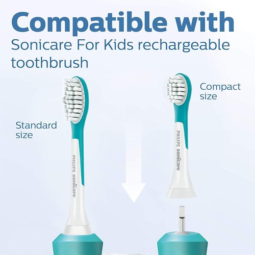 Philips Mini Brush Heads - Sonic Toothbrush Replacement Heads | Compatible with HX6032/05