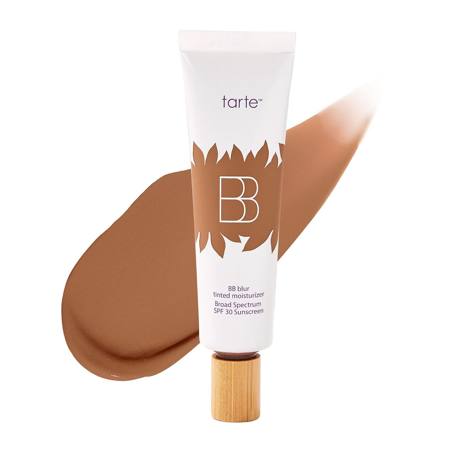 Tarte BB Blur Tinted Moisturizer - Medium Buildable Coverage, SPF 30, Vegan & Cruelty-Free | Full Size, Deep Sand