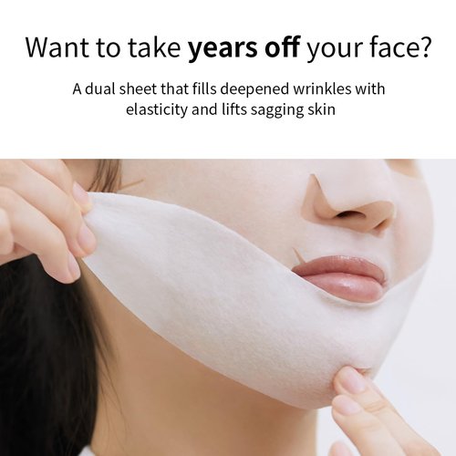 Mediheal Retinol Collagen Cream Lifting Mask | Anti-Aging V-Line Treatment - 10 Count Pack