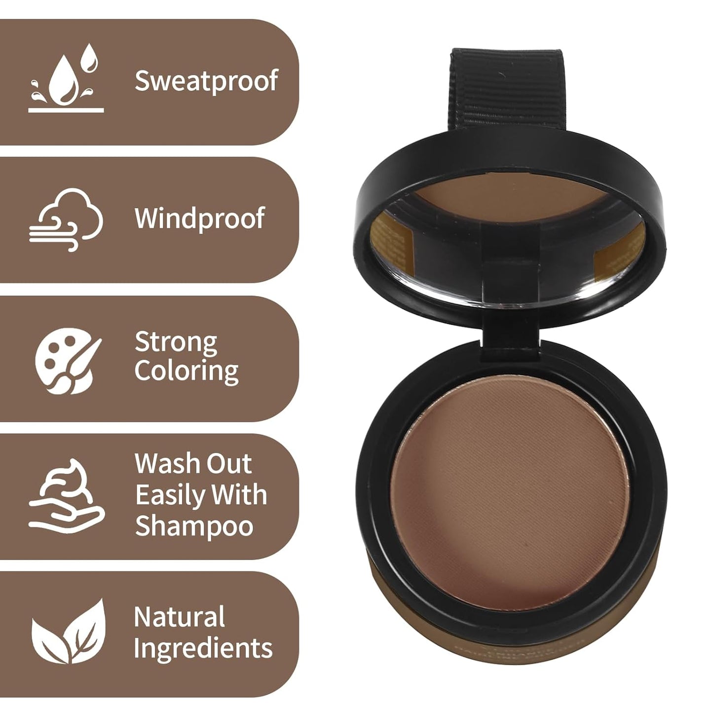Waverloo Magic Root Cover Up Instantly Conceals High Forehead & Hair Loss - Sweat & Waterproof Root Touch Up Hair Powder for Women & Men (Medium Blonde)