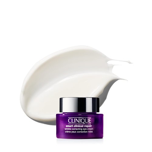Clinique Smart Clinical Repair Eye Cream - Anti-Aging Hydration with Hyaluronic Acid & Peptides | 0.5 oz