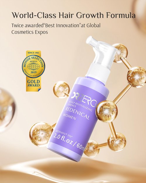 DR ZERO Hair Growth Serum - 3% Redensyl Treatment for Thinning Hair & Scalp Care, 60ml