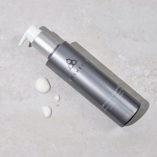 COSMEDIX Crystal Cleanse Facial Cleanser - Deep Cleaning & Hydrating Cream for All Skin Types