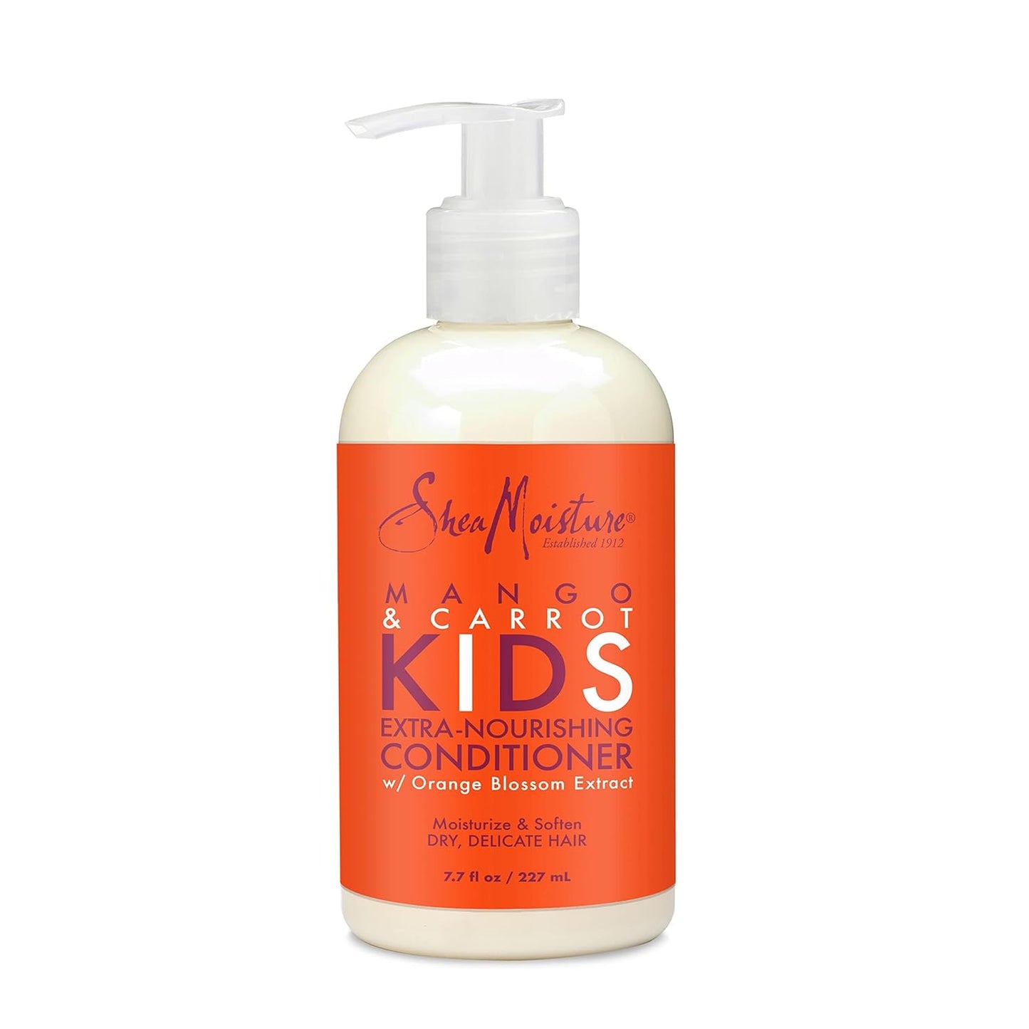SheaMoisture Kids Conditioner - Mango & Carrot, Sulfate-Free Formula | 7.7 oz for Healthy Hair