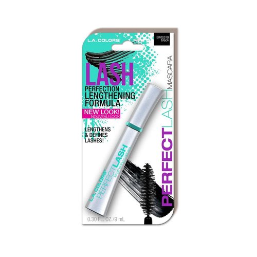 L.A. COLORS Perfect Lash Mascara - Volumizing Formula in Black | Long-Lasting & Clump-Free