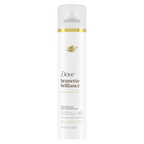Dove Advanced Dry Shampoo - Brunette Brilliance for Refreshing & Reviving Hair - 7.3 oz