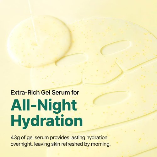 Goodal Green Tangerine Vita C Gel Mask - Deep Moisturizing Hydrogel Essence for Radiant Skin | 5 Pack