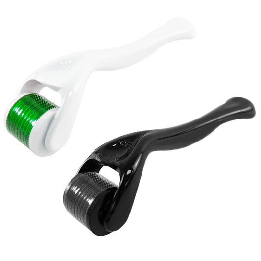 Rwotlls Derma Roller Microneedling Roller for Face - 0.25mm (Black+White)