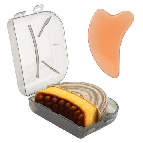 New Lymphatic Contour Face Brush, Dry Brushing Face Brush, Lymphatic Drainage Massager for Face, Ergonomically Designed to Fit The Skin Precisely and Relieve Fatigue