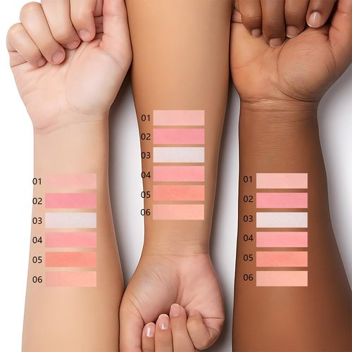 Regine Switzerland Matte Blush Powder - Long-Lasting, Lightweight Cheek Color for All Skin Tones | #01 Soft Pink