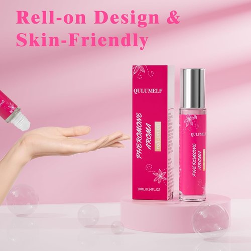 QULUMELF Pheromone Perfume for Women - Long Lasting Fruity Fragrance in Portable Roller Ball Design
