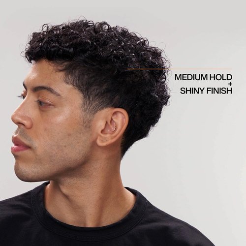 Redken Brews Holding Gel For Men - Medium Hold Styling & Shine | Flake-Free, Ideal For All Hair Types