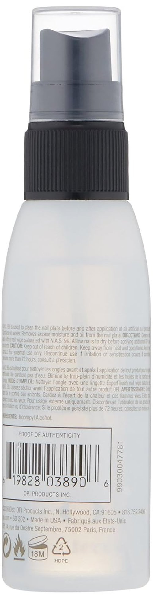 OPI Nail Cleansing Solution - Professional Formula for Perfectly Clean Nails | 99% Purity