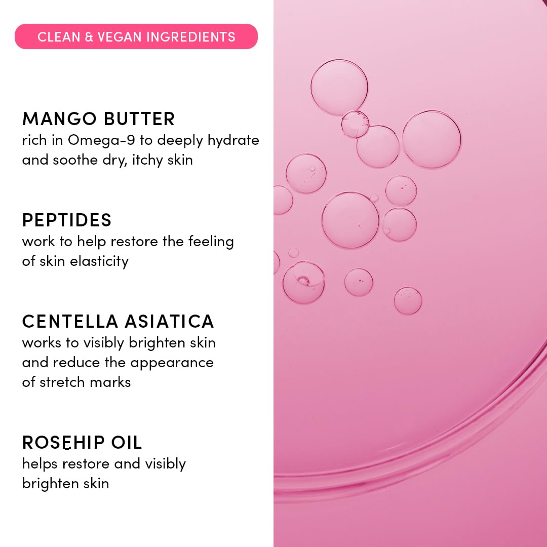 Evereden Nourishing Stretch Mark Cream - Clean Vegan Formula for Pregnancy & Postpartum | 4 fl. oz | Rich in Vitamins & Minerals