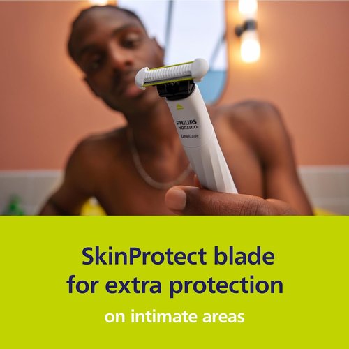 Philips Norelco OneBlade Replacement Blades - Durable Stainless Steel for Extra Skin Protection | 2 Count