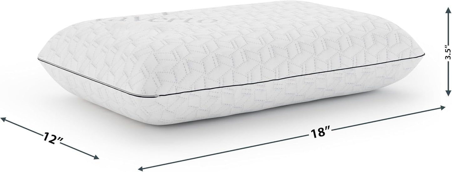 Vaverto Memory Foam Camping Pillow - Compressible, Medium Firm, Breathable Cover, Machine Washable