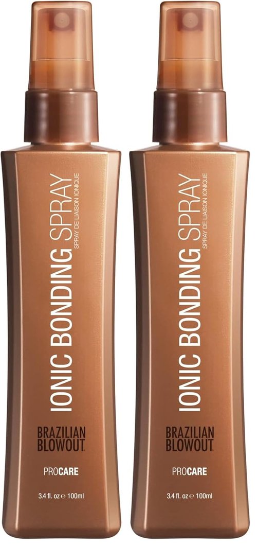 Brazilian Blowout Ionic Bonding Spray - 3.4 Fl Oz | Strengthens and Smooths Hair