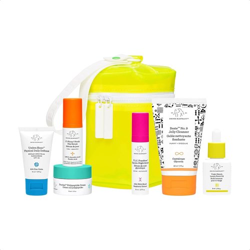 Drunk Elephant The Littles 6.0 Skin Care Set - Best-Selling Essentials for Radiant Skin | Includes Serums & Creams