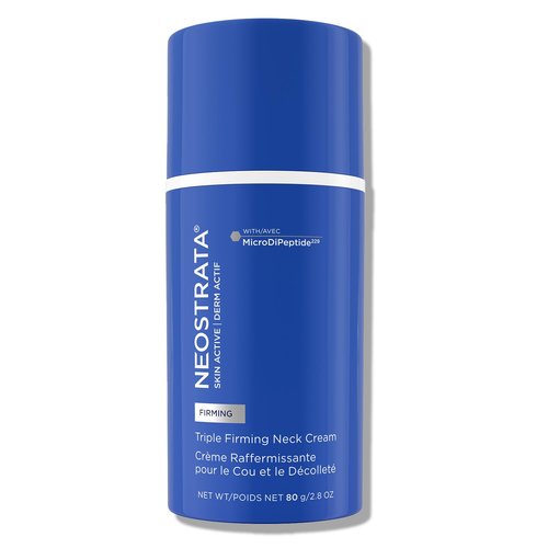 NEOSTRATA Triple Firming Neck Cream - Rejuvenate Décolletage with MicroDiPeptide229® & Bakuchiol | 80g, Fragrance-Free