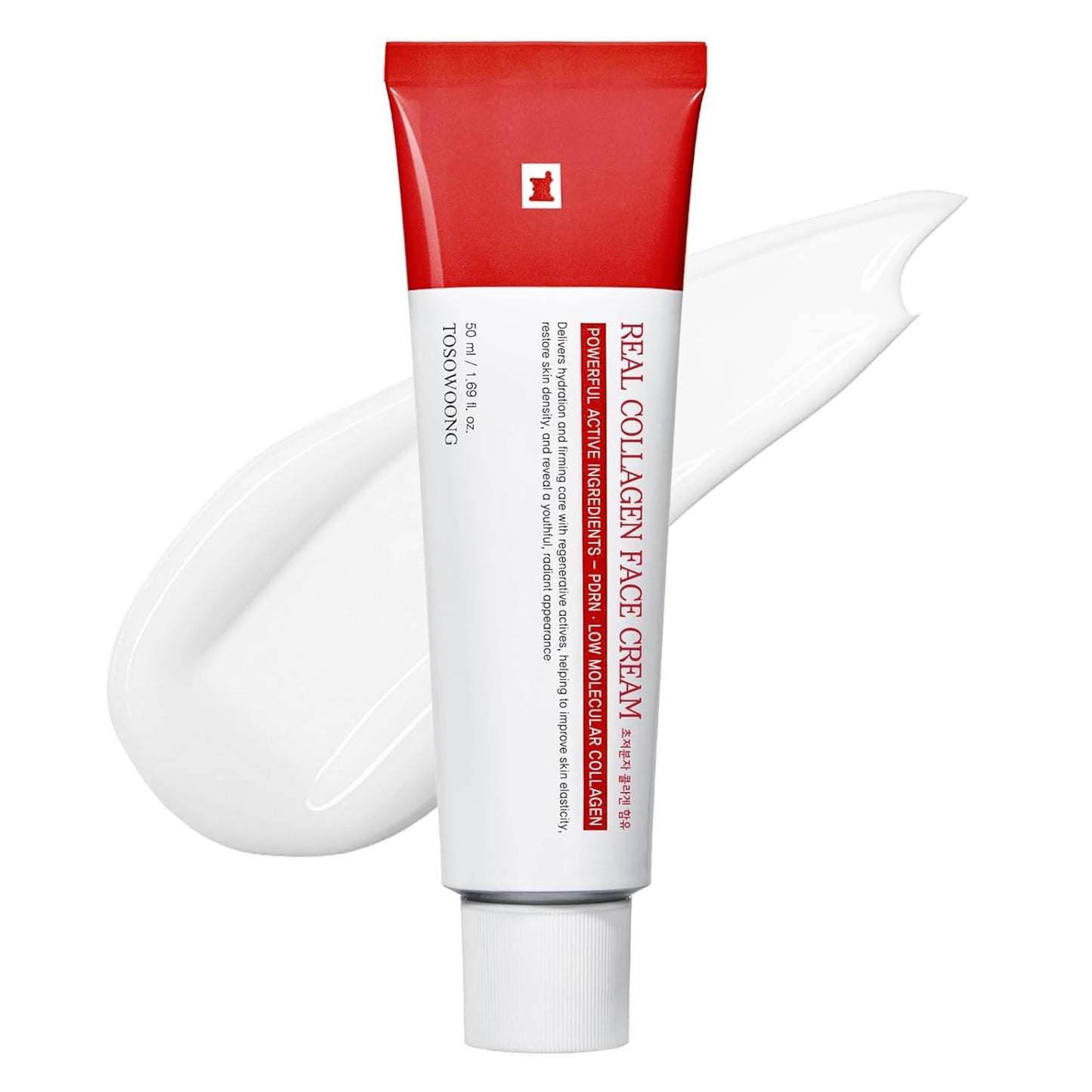 TOSOWOONG Real Collagen Face Cream - Firming & Lifting Moisturizer with Hyaluronic Acid | 50ml