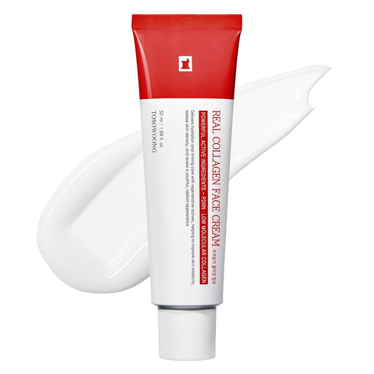 TOSOWOONG Real Collagen Face Cream - Firming & Lifting Moisturizer with Hyaluronic Acid | 50ml