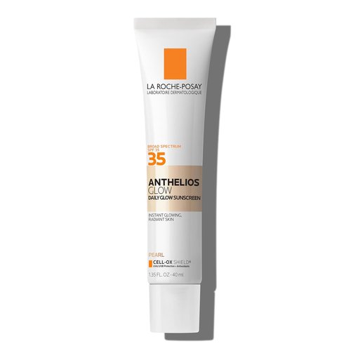 La Roche-Posay Anthelios Glow Tinted Sunscreen - SPF 35, Broad Spectrum Protection, Lightweight & Hydrating for All Skin Types