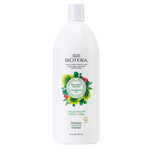 Biotera Long & Healthy Strengthening Shampoo - Strengthens Long Hair | Microbiome Friendly, Vegan, Paraben Free