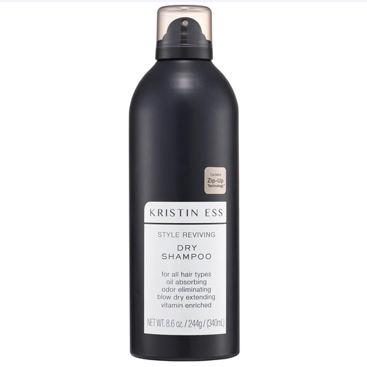 Kristin Ess Volumizing Jumbo Dry Shampoo Spray - Oil Absorbing, Frizz Control, Fresh Pear Scent - Vegan & Color Safe