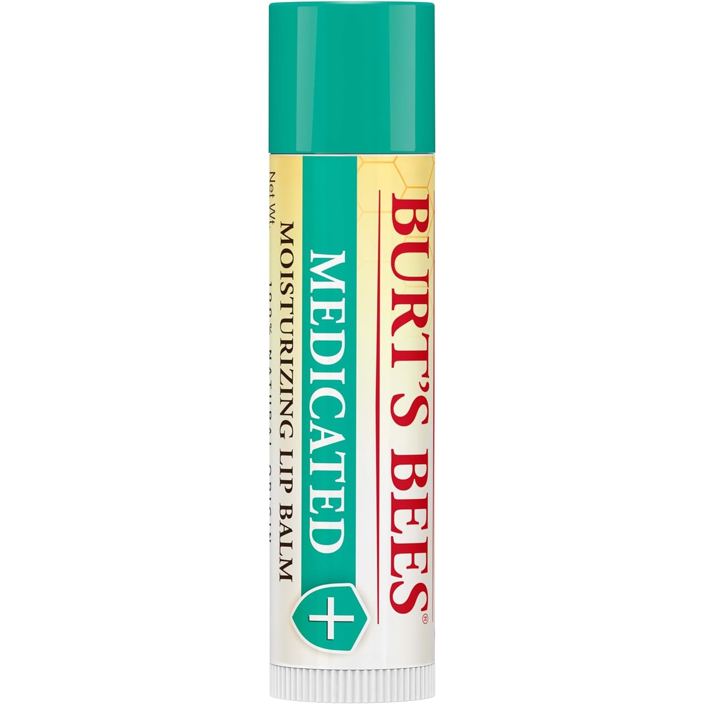 Burt's Bees Medicated Lip Balm - Eucalyptus Oil & Menthol, Natural Lip Care, 2 Tubes, 0.15 oz