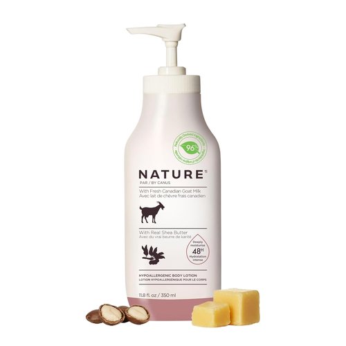 Nature by Canus Creamy Body Lotion - Shea Butter & Fresh Canadian Goat Milk, 11.8 Oz