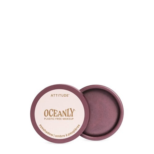 ATTITUDE Oceanly Eyeshadow - EWG Verified Shimmer Cream in Berry Bliss | Vegan & Plastic-Free, 0.16 Fl Oz