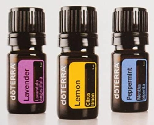 doTERRA Introductory Kit - Essential Oils Set with Lemon, Peppermint & Lavender | 0.17 Fl Oz Each