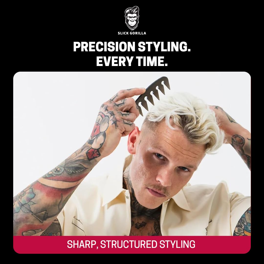 Slick Gorilla Texture Comb - Professional Styling Tool for Effortless Hair Texture and Volume