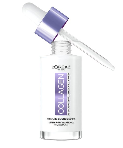 L'Oreal Paris Collagen Moisture Filler Serum - Hydrating Glow Serum with Collagen & Squalane