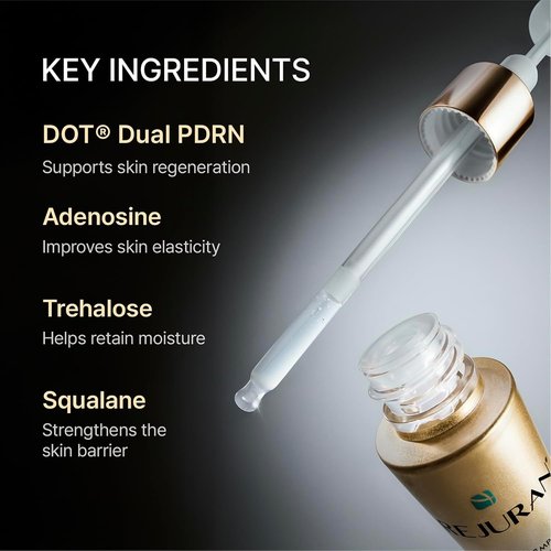 REJURAN® Dual Effect Ampoule - c-PDRN® Salmon DNA Face Serum for Deep Rejuvenation & Firming | 1.01 fl oz
