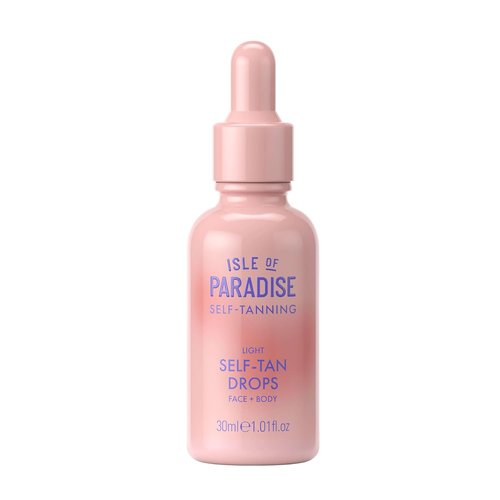Isle of Paradise Self Tanning Drops - Natural Bronze Self Tanner for Face & Body, 1.01 fl. oz | Cruelty-Free & Fragrance-Free