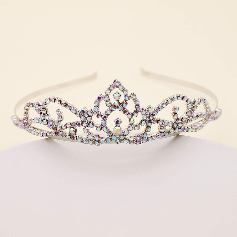 Miallo Pretty Rhinestone Tiara Crown Exquisite Headband Comb Pin Wedding Bridal Birthday headband (TS-J2581)