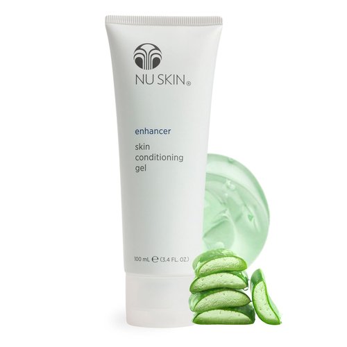 Nu Skin Enhancer Skin Conditioning Gel - Aloe Vera-Infused Moisturizer for Ultimate Hydration | 3.4 Fl Oz | 1 Pack