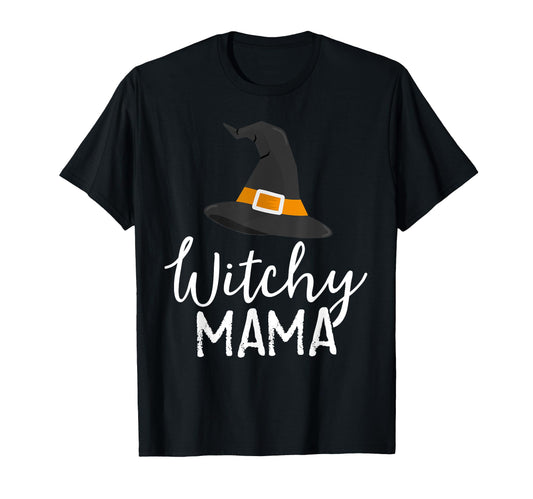 Witchy Mama Halloween Witch Outfit Costume Mom Mother T-Shirt