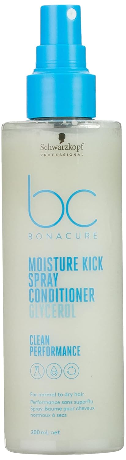 BC Bonacure Moisture Kick Spray Conditioner - Hydrating Formula for Dry Hair | 6.8 Ounces