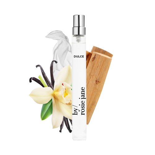 By Rosie Jane Travel Perfume Spray | Dulce - Non-Toxic Women's Body Mist with Creamy Vanilla & Brown Sugar - 10ml