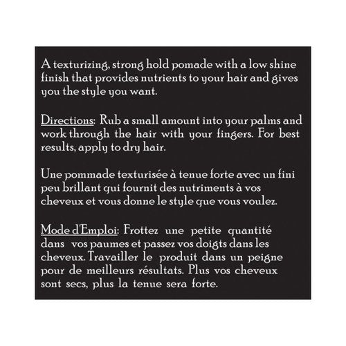 Brickell Men's Products Strong Hold Texturizing Pomade - Natural & Organic Hair Styling Fiber, 2 Oz