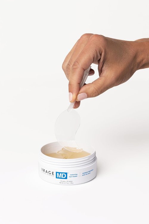 IMAGE Skincare Restoring Eye Masks - Hydrating Hydro-Gel with 3x Hyaluronic Acid for Firmness