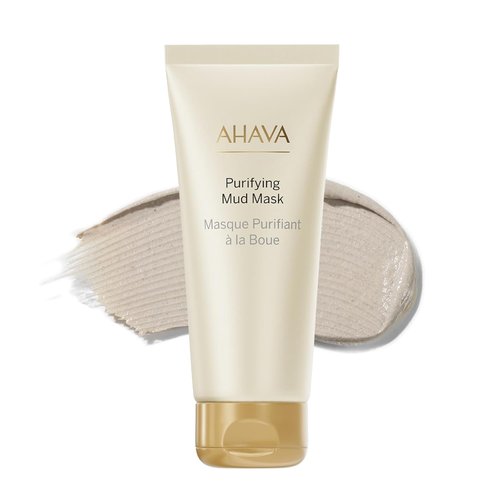 AHAVA Dead Sea Mineral Mud Mask - Deeply Detoxifies, Hydrates & Soothes Skin | 0.68 Fl. Oz