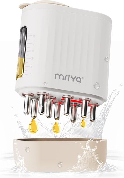 Mriya 2-in-1 Electric Hair Treatment Applicator & Massager Brush for Hair Growth | Essential Oil Application