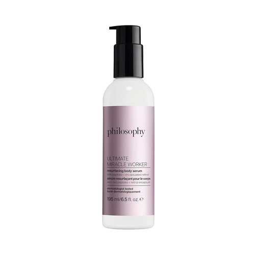 Philosophy Ultimate Miracle Worker Resurfacing Body Serum - Retinol, Hyaluronic Acid & Peptides - 6.5 Fl Oz